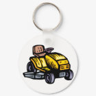 Riding Lawn Mower Keychain