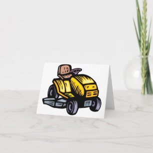Riding Lawn Mower Note Cards