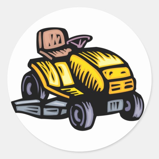 Riding Lawn Mower Stickers | Zazzle.com.au