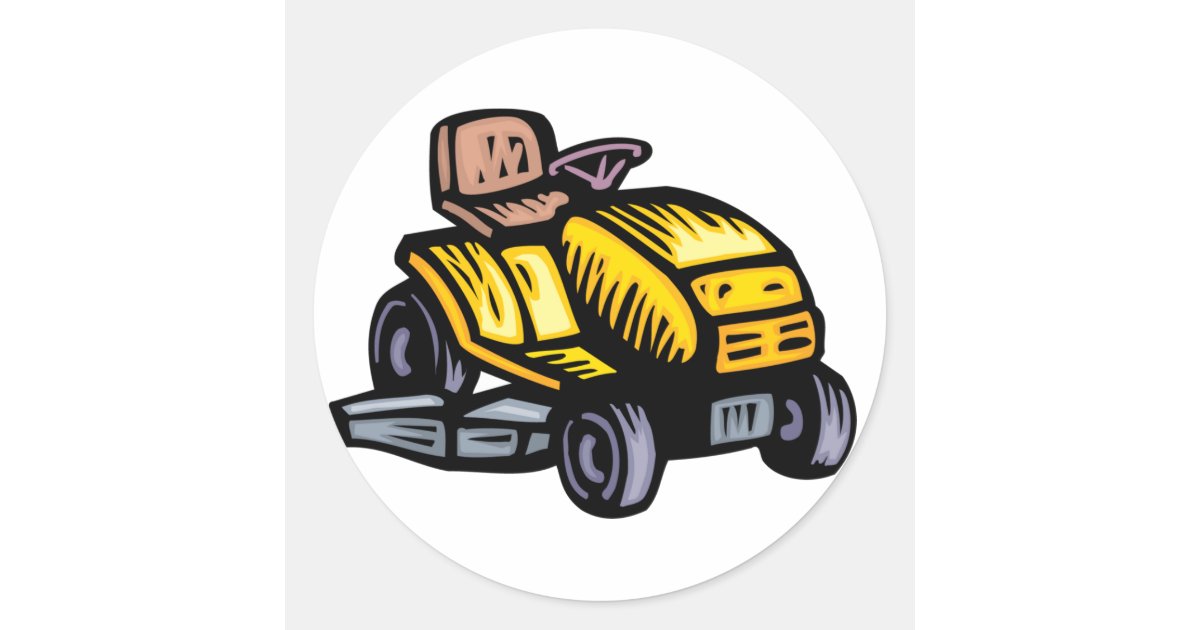 Riding Lawn Mower Stickers