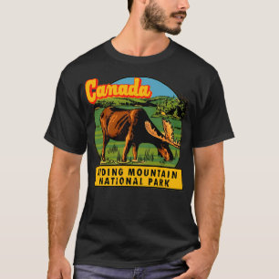 Riding Mountain National Park Manitoba Vintage Tra T-Shirt