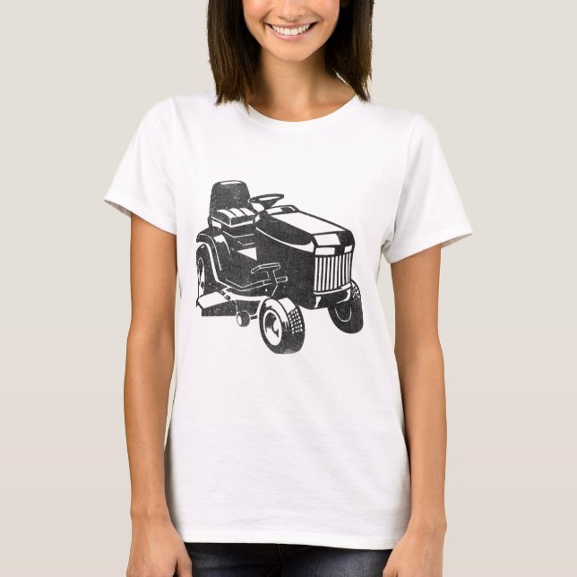 Riding Mower Lawn Garden Tractor T-Shirt (Front)