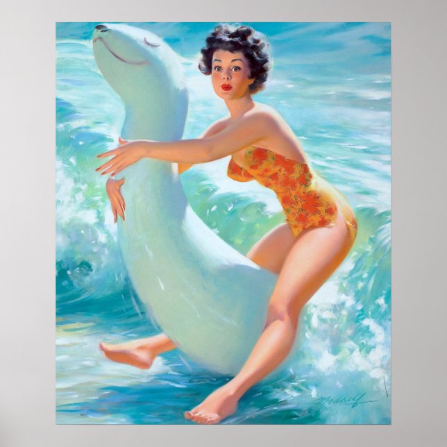 Riding Pin Up Poster (Front)