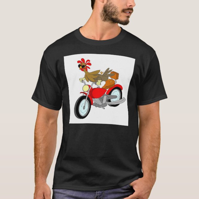 riding rooster T-Shirt (Front)