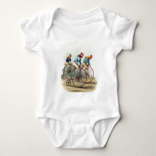 Riding Roosters Baby Bodysuit
