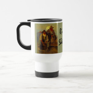 Riding Shotgun Riders Side-seat Western-esque Travel Mug