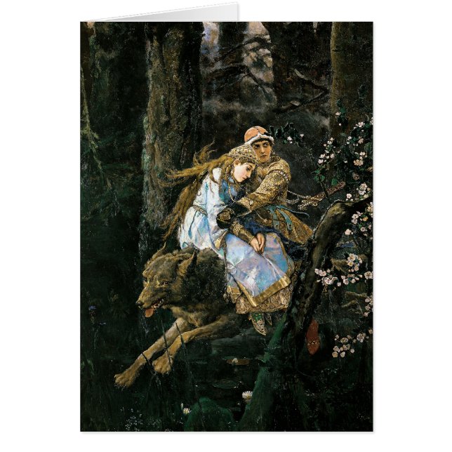 Riding the Grey Wolf Fantasy Art (Front)