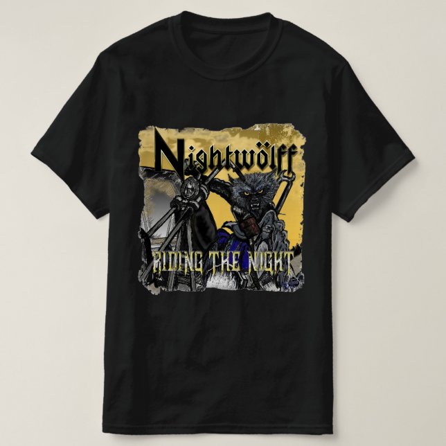 Riding The Night Album Cover T-Shirt (Design Front)