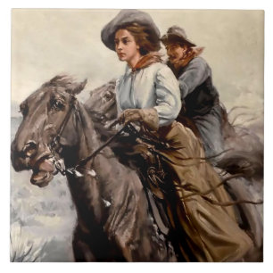“Riding the Range” by WHD Koerner Ceramic Tile
