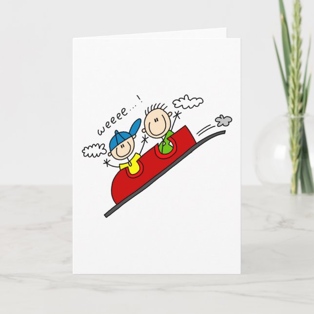 Riding The Rollercoaster Card (Front)