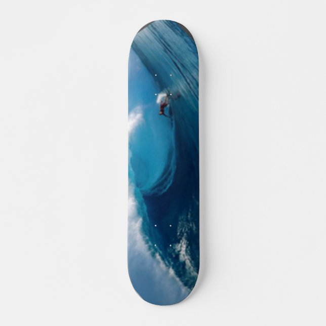 Riding the Tidal Wave Skateboard (Front)