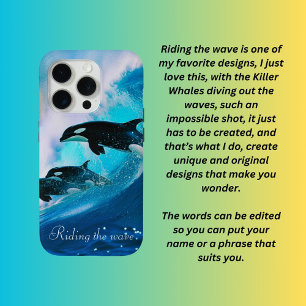 Riding the wave iPhone 15 pro case
