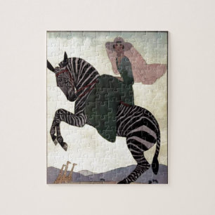 Riding the Zebra Jigsaw Puzzle