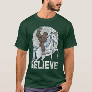 Riding Unicorn T Shirt Funny Vintage Tees