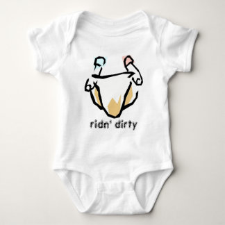 ridn' dirty baby baby bodysuit