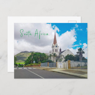 Riebeek-Kasteel Church View South Africa ZA Postcard