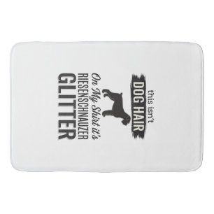 Riesenschnauzer Glitter Funny Dog Lover Design_1 Bath Mat