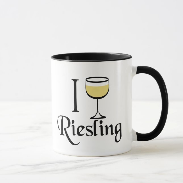 Riesling Wine Lover Gifts Mug (Right)