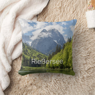 Riessersee Alps Garmisch Partenkirchen Bavaria Cushion