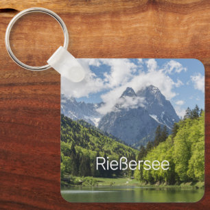 Riessersee Alps Garmisch Partenkirchen Bavaria Lug Key Ring