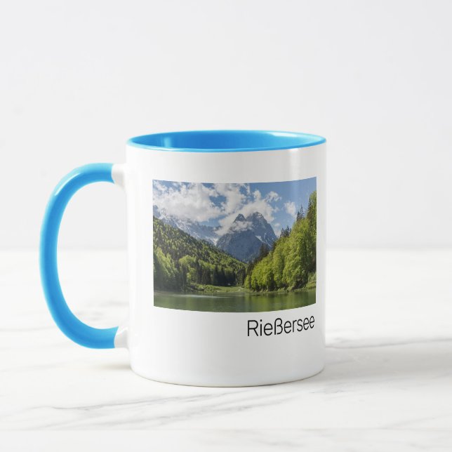 Riessersee Alps Garmisch Partenkirchen Bavaria Mug (Left)