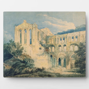 Rievaulx Abbey, Yorkshire, 1798 (w/c) Plaque