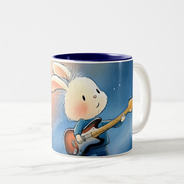 Riff Hard or Go Home Two-Tone Mug (Front Right)