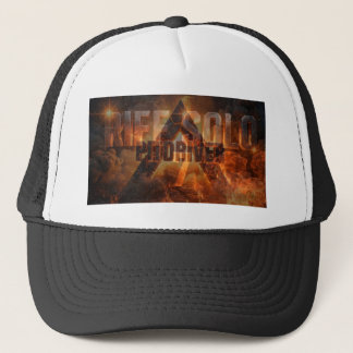 RIFF SOLO 7 PitDriver Spartan Flame Logo Trucker Hat