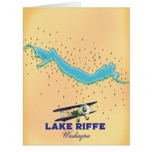 Riffe Lake Washington map