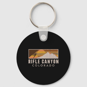 Rifle Canyon Rock Climbing Nerd Boulderer Mountain Key Ring