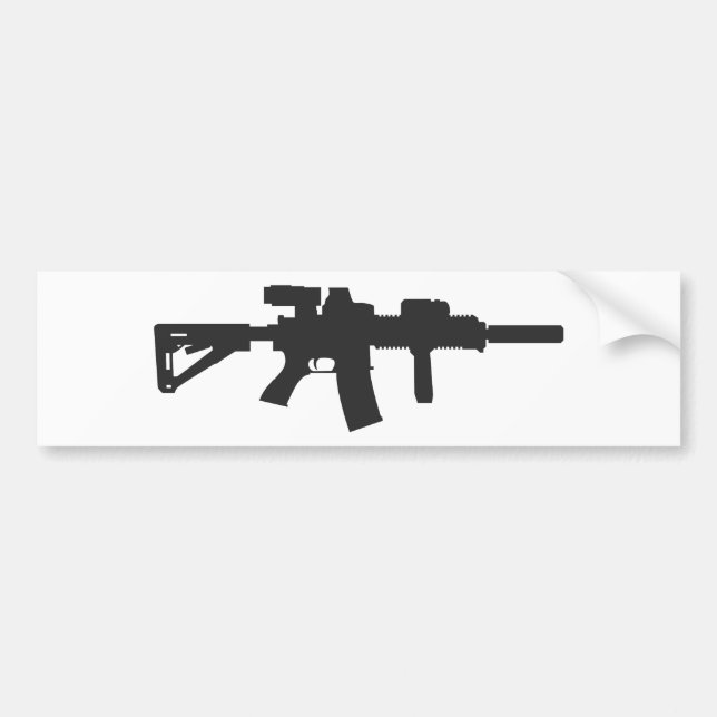 Rifle Carbine Bumper Sticker (Front)