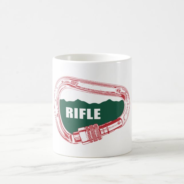 Rifle Climbing Carabiner Coffee Mug (Center)