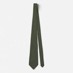 Rifle Green Solid Color Tie