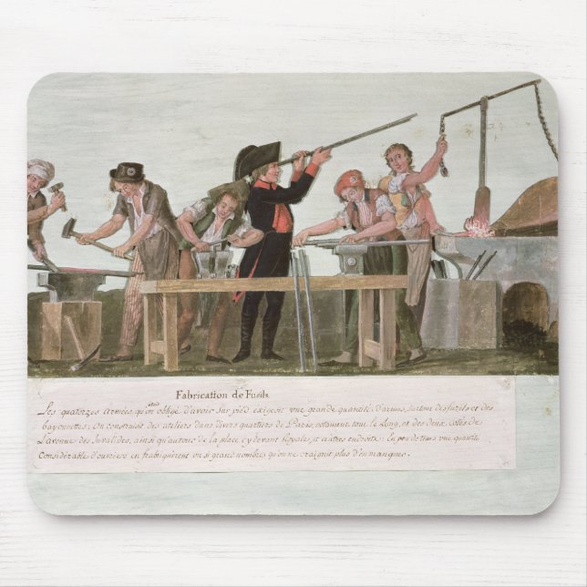 Rifle Makers' Workshop, 1793 Mouse Pad (Front)