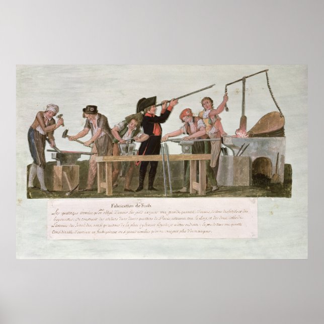 Rifle Makers' Workshop, 1793 Poster (Front)