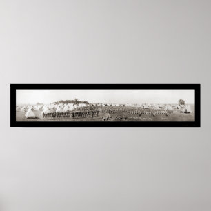 Rifle Range Army WWI Photo 1913 Poster