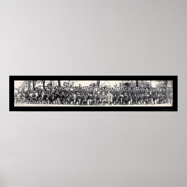 Riflemen WWI Photo 1917 Poster (Front)