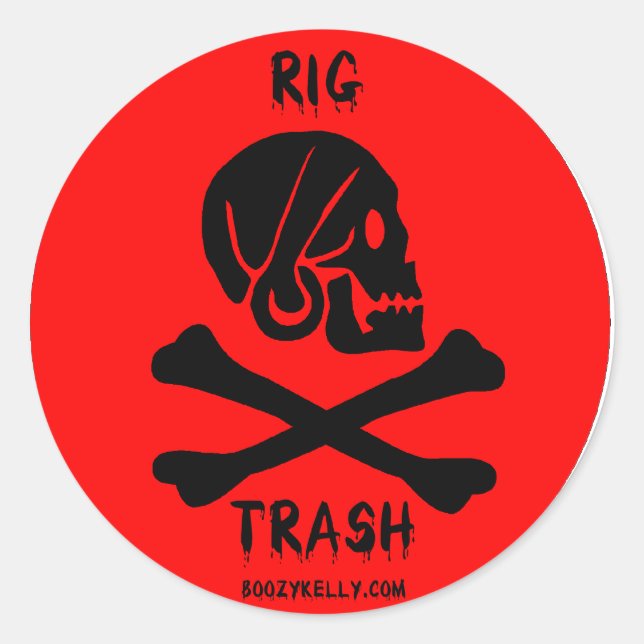 Rig Trash Sticker (Front)