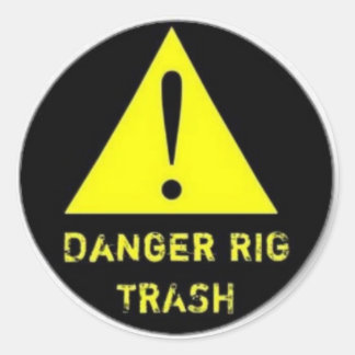Rig Trash sticker