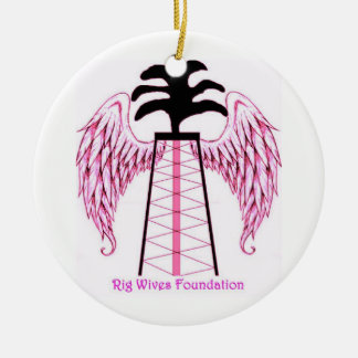 Rig Wives Ceramic Ornament