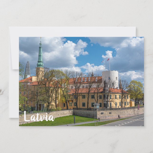Riga Castle in Riga, Latvia (Front)