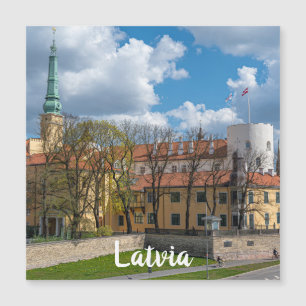 Riga Castle in Riga, Latvia Magnet
