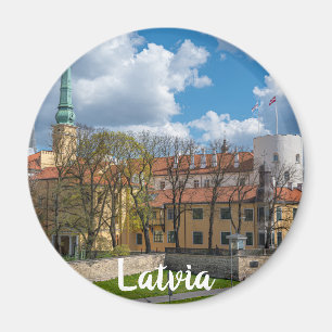 Riga Castle in Riga, Latvia Magnet