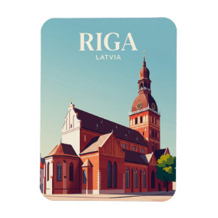 Riga Cathedral Latvia Magnet