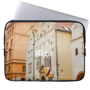 Riga Cityscape Flexible Photo Magnet Laptop Sleeve