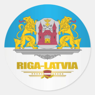 Riga Classic Round Sticker