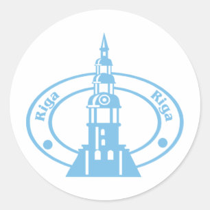 Riga Classic Round Sticker