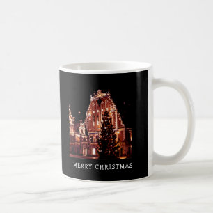 Riga House of the Blackheads with Christmas tree Coffee Mug