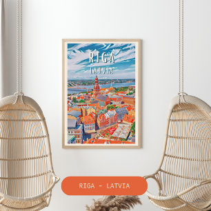 Riga, jewel of the Baltic Poster