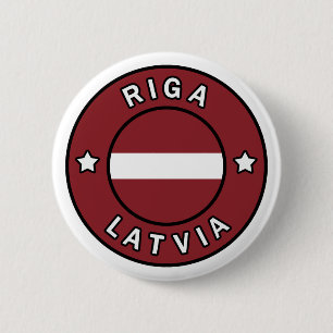 Riga Latvia 6 Cm Round Badge